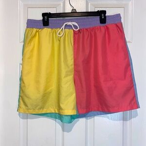 Shein Colorblock Shorts. Size XXL